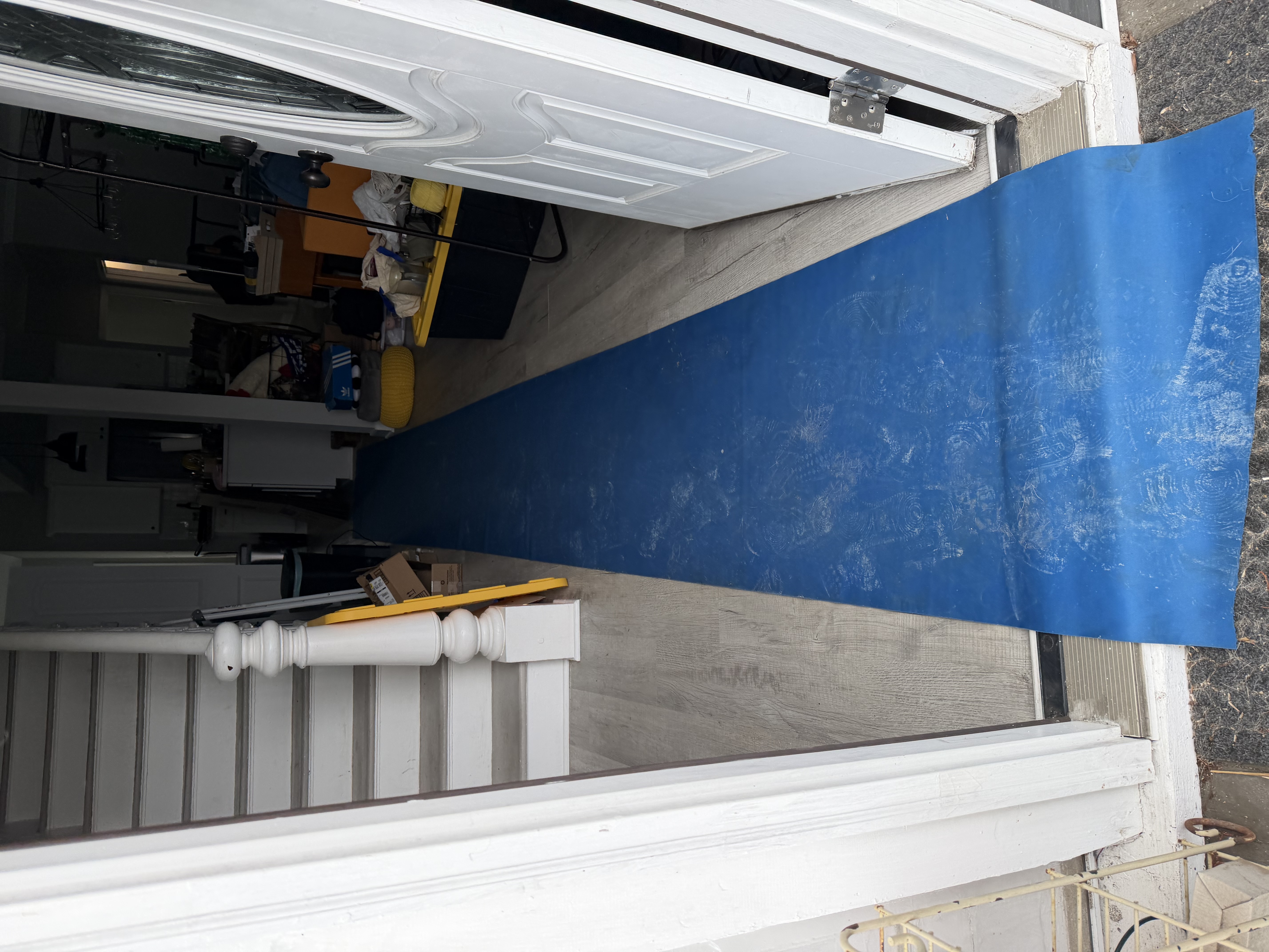 Floor protection during apartment move to prevent damage